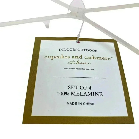 Cupcakes & Cashmere Melamine Dinner Plates 11" Spring Flowers Bees Fruit - Picture 5 of 5